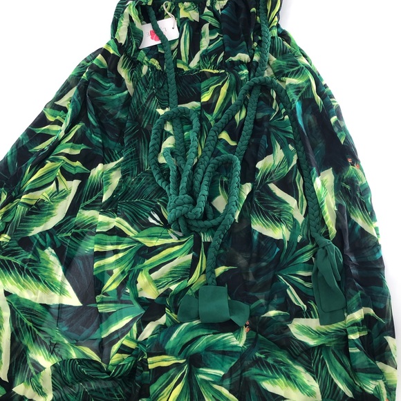 Latiste Tropical Leaf Rope Maxi Dress - Picture 5 of 13